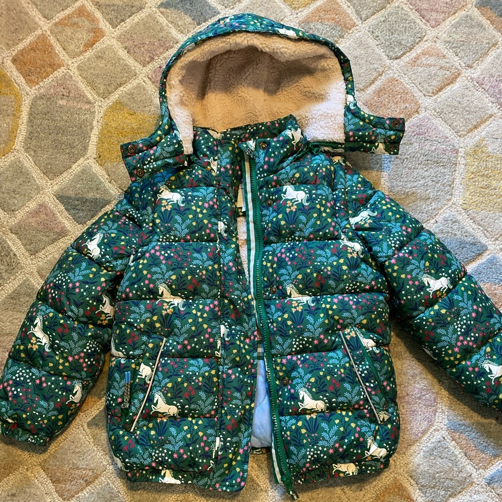 Mini Boden - Unicorn Winter coat